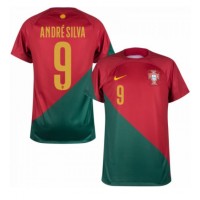 Camiseta Portugal Andre Silva #9 Primera Equipación Replica Mundial 2022 mangas cortas